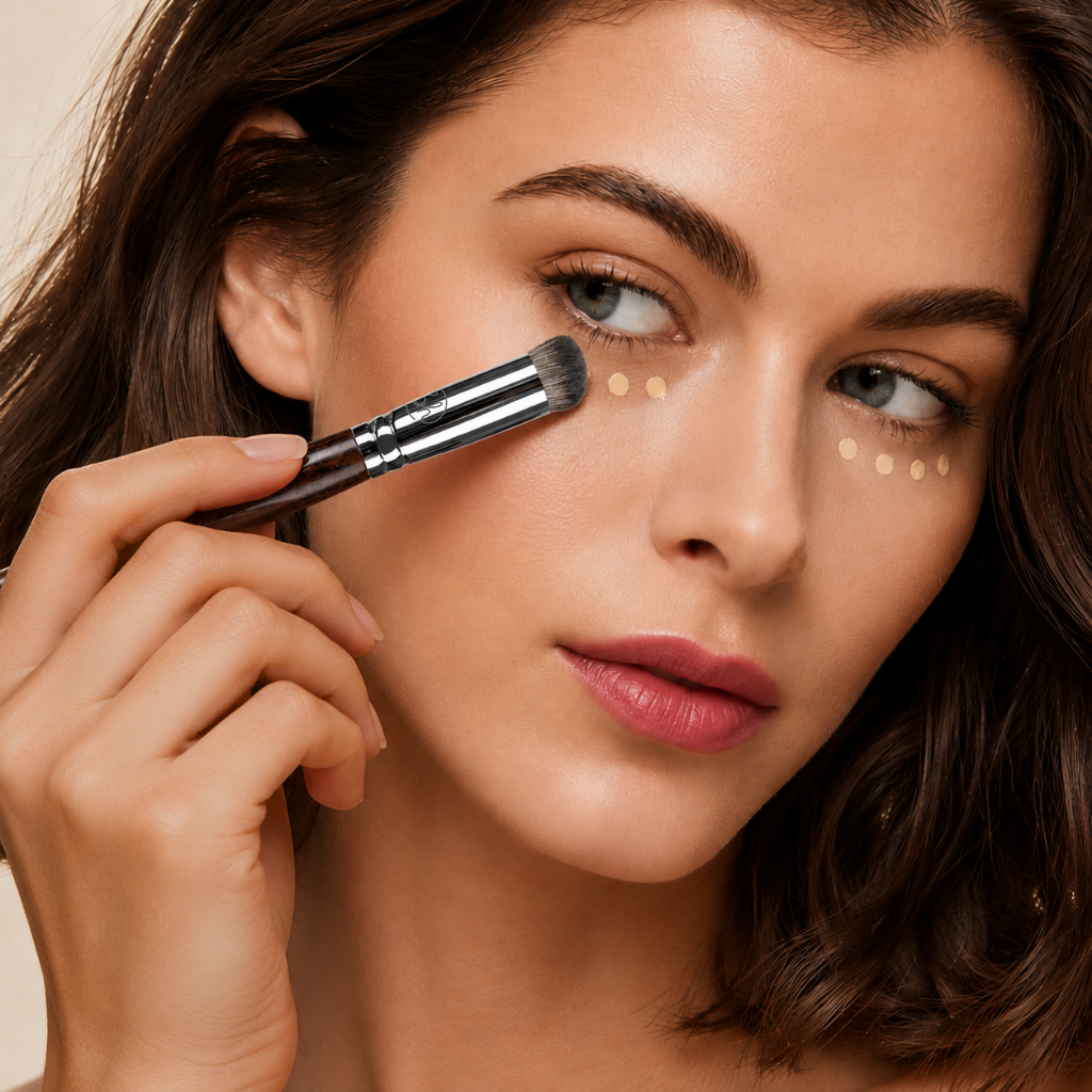 Cọ Che Khuyết Điểm & Tán Má Hồng Kem Đầu Vát Nhỏ BH Cosmetics Concealer Brush BH307